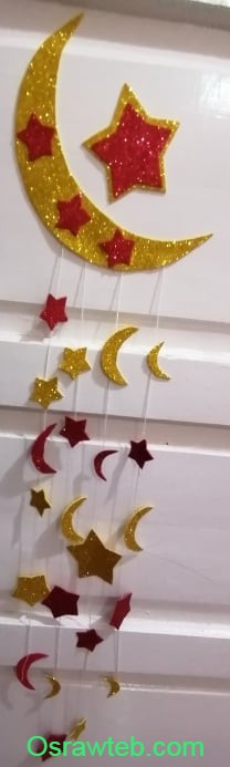طريقة عمل زينة رمضان بالفوم